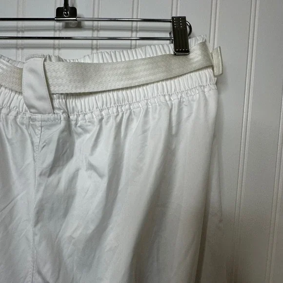 Nike Sportswear Women's Woven Cargo Joggers in White Belted wBlack Swoosh Size M - Picture 15 of 16